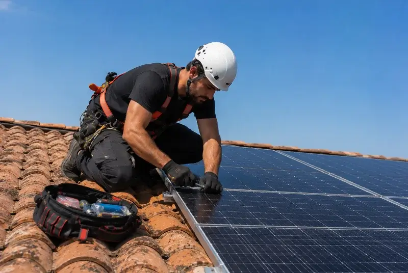 Maintenance et monitoring de panneaux solaires à Drusenheim