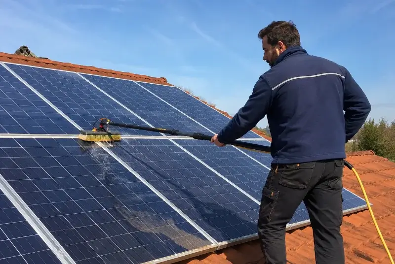 Nettoyage et entretien de panneaux solaires à Drusenheim